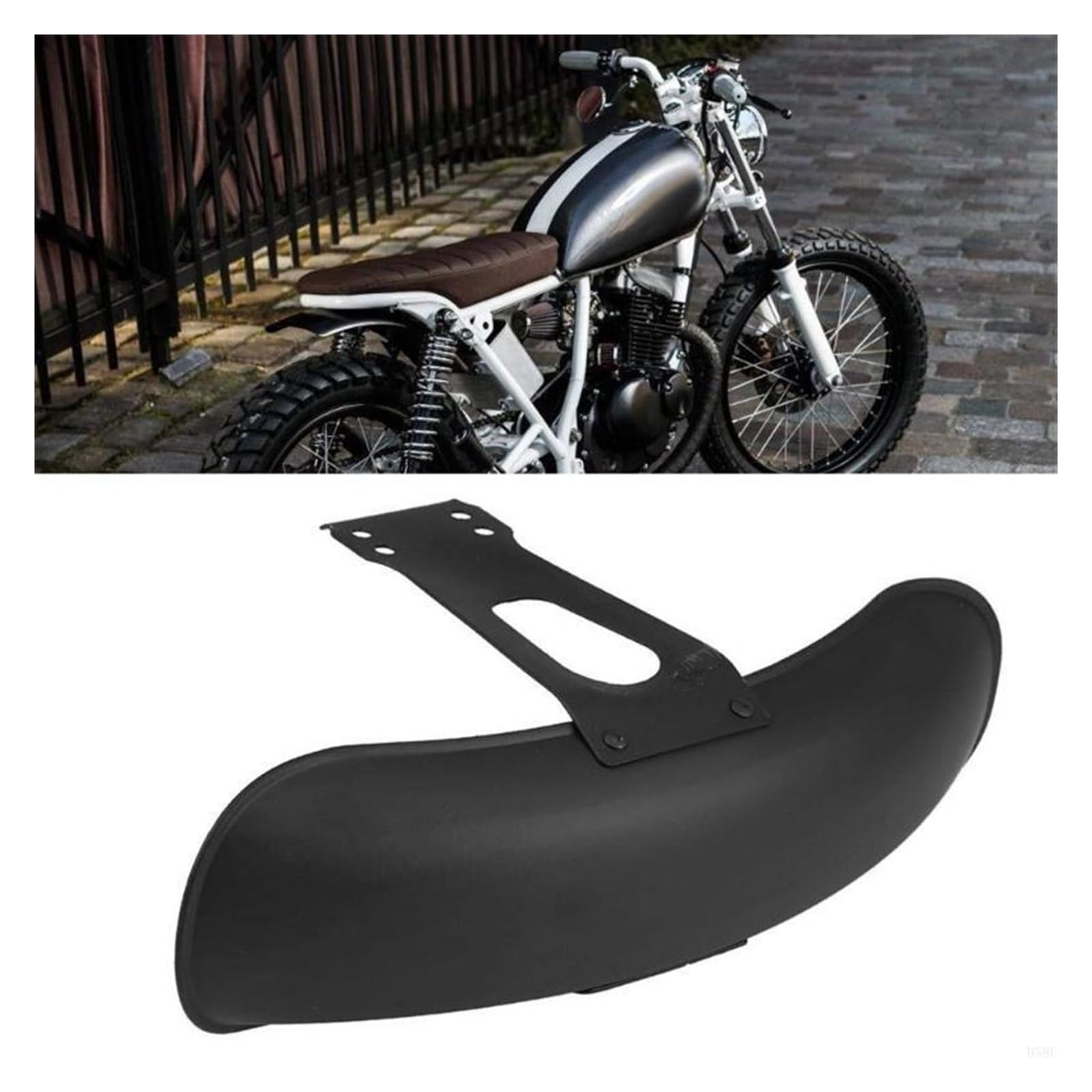 Kotflügel Verkleidung Universal Motorrad Zubehör Schutz Kotflügel Vorne Cafe Mit Schlamm Flap Splash Abdeckung Für CG125