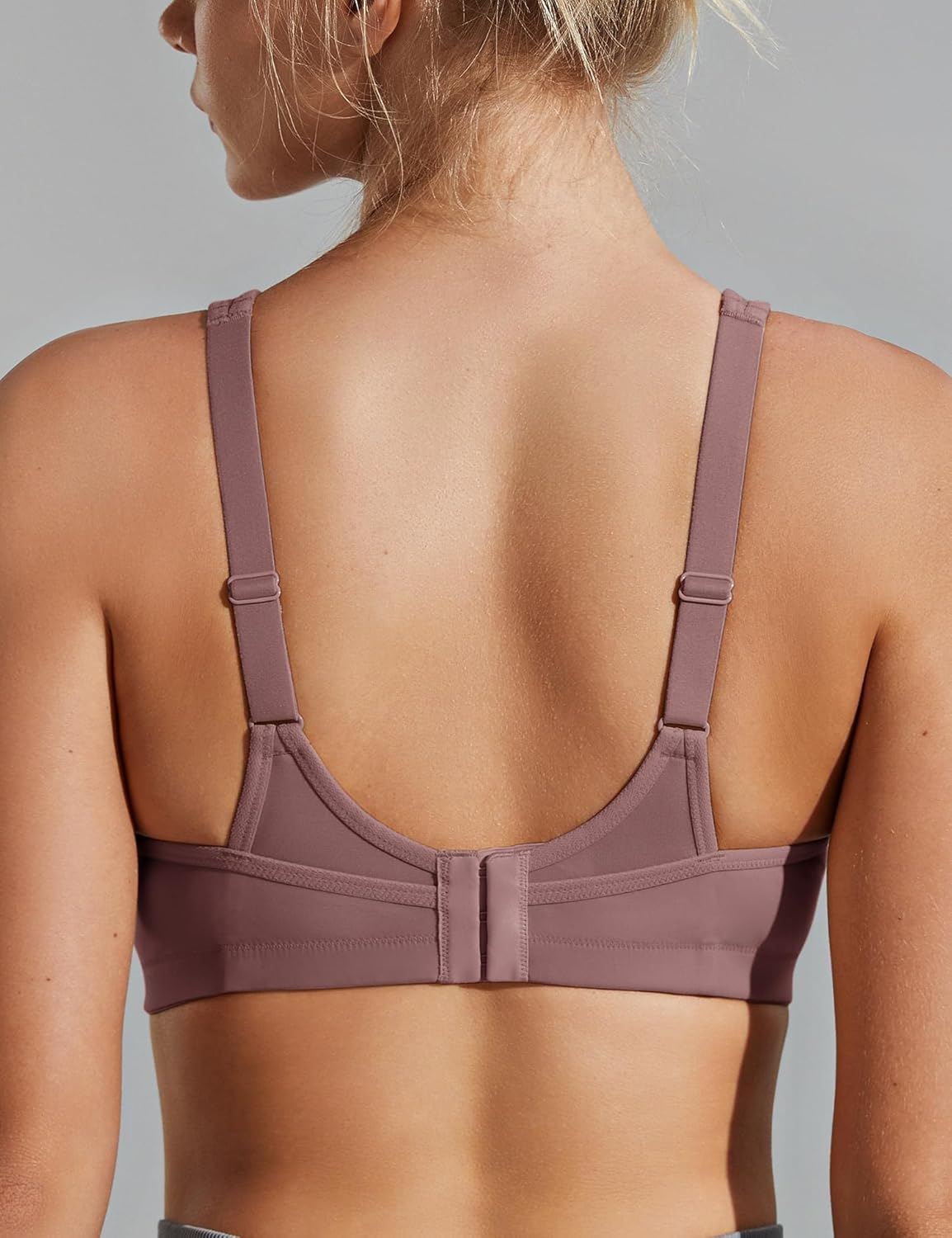 Wingslove High Impact Sports Bras for Women Seamless Full Coverage High Neck Workout Bra - Image 4