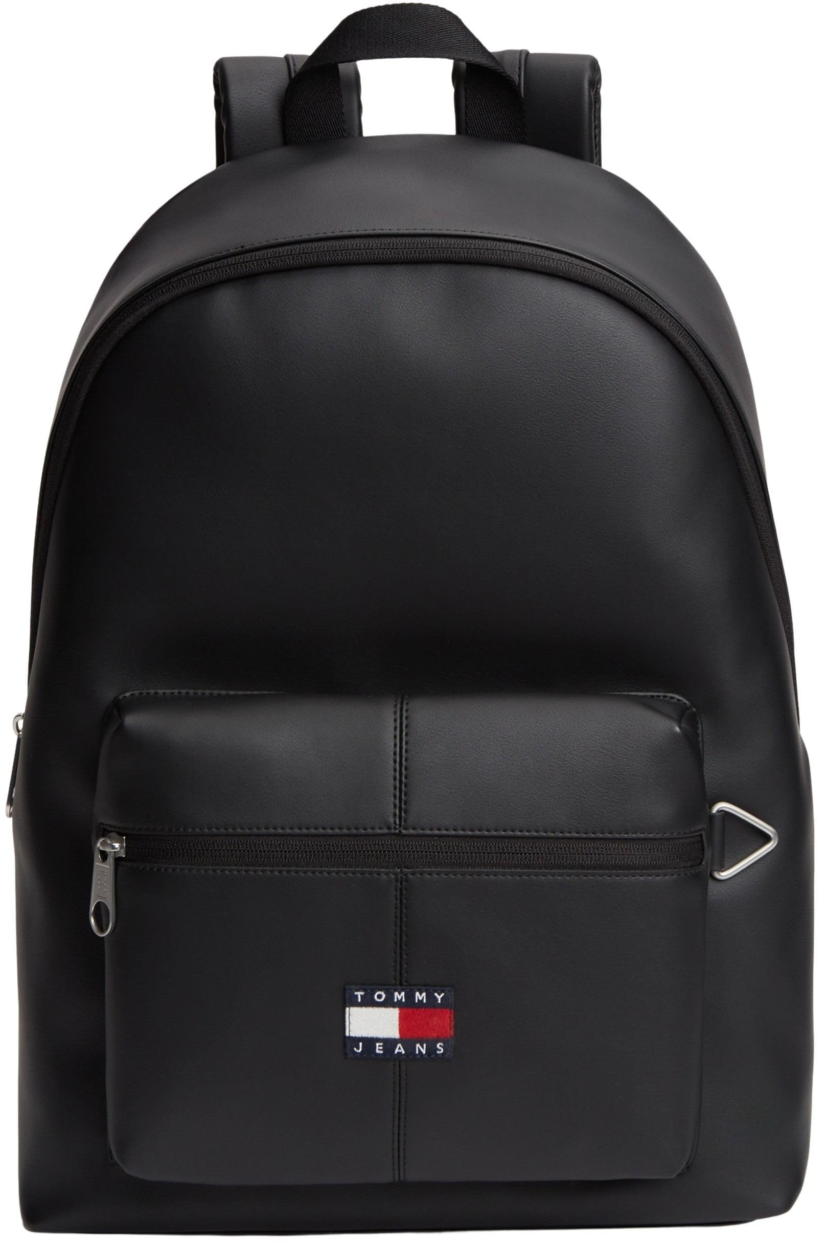 Tommy Jeans Men's TJM Ess Daily Pu Backpack AM0AM14290, Black (Black), One Size