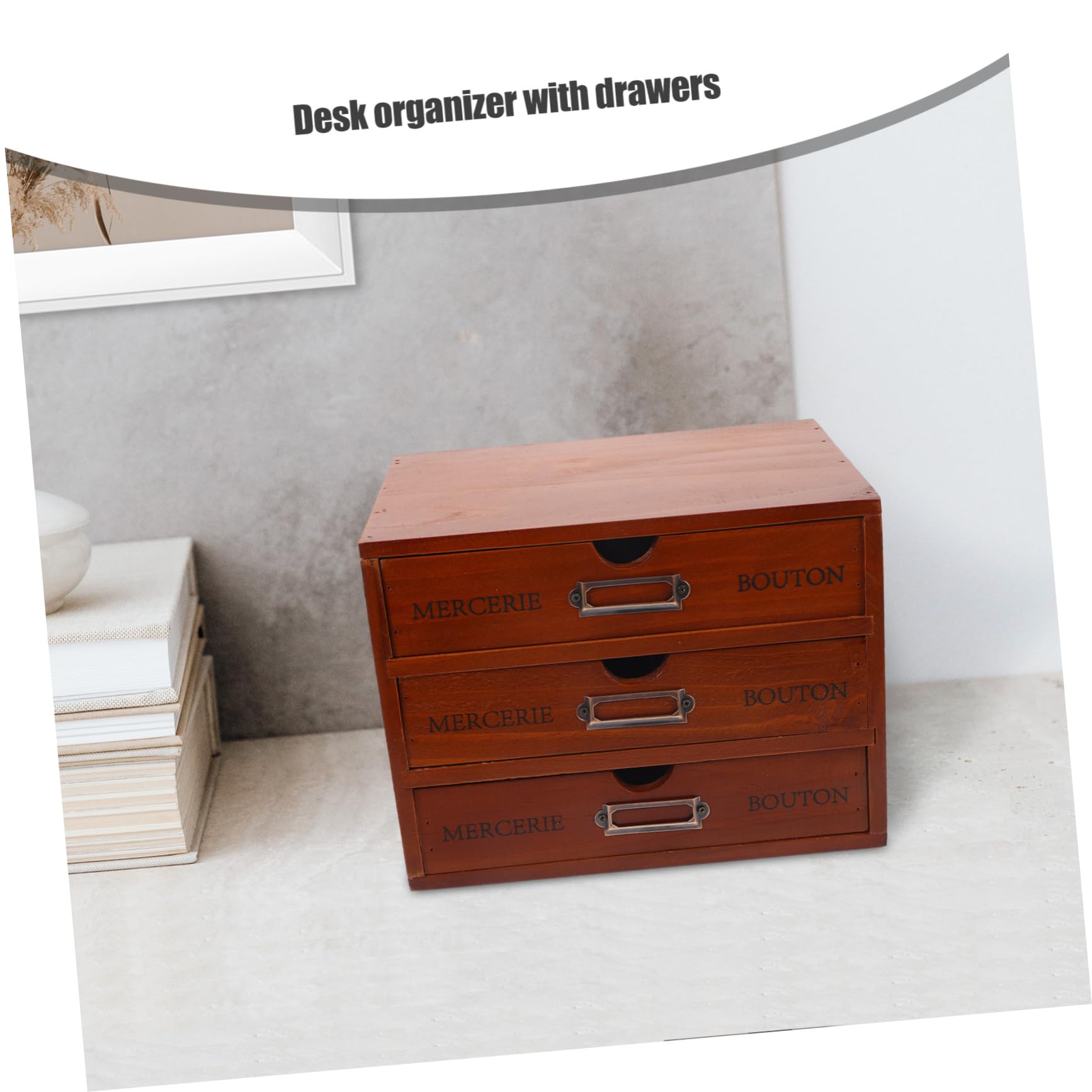 Zerodeko Organiseur de Bureau pour Rangement de Papeterie et Objets Boîte de Rangement à Niveaux pour Bureau