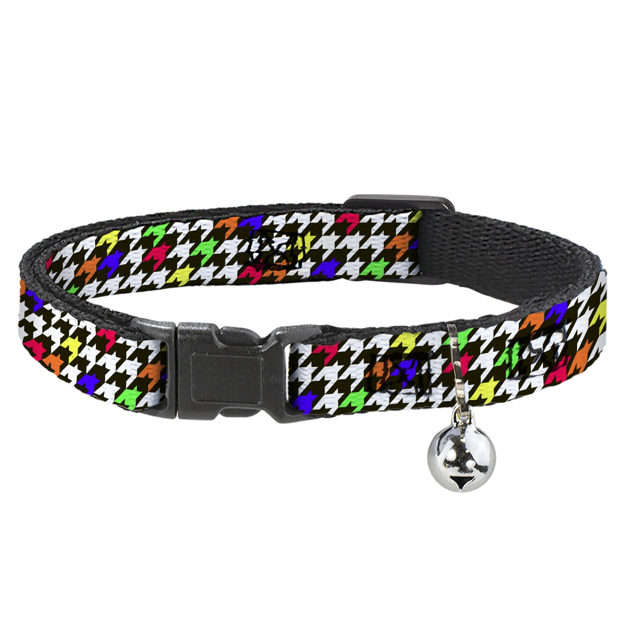 Collier pour chat anti-perte avec boucle amovible et motif visible fluo pour grand chat