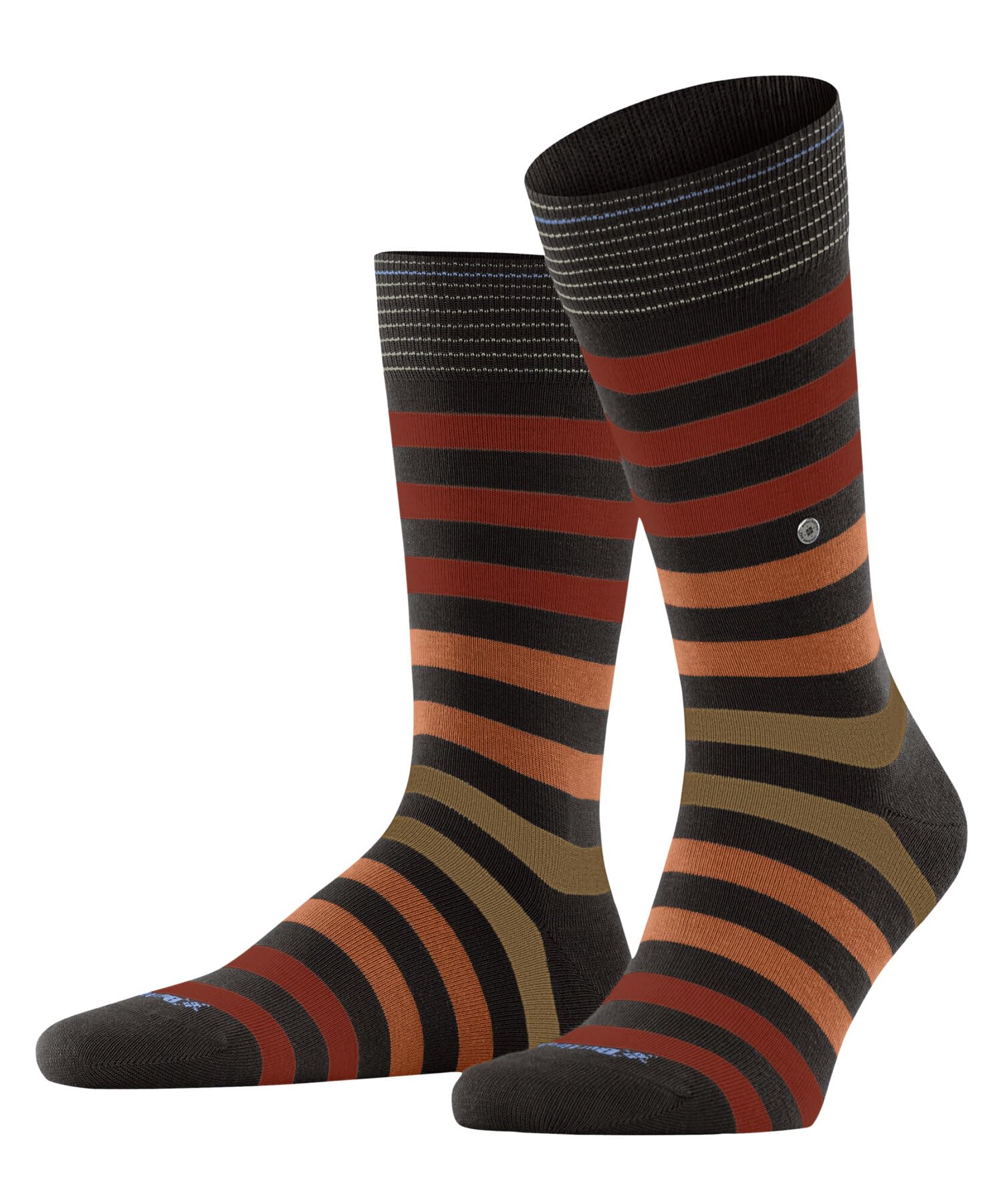 Burlington Men's Blackpool M So Cotton Patterned 1 Pair Socks, Brown Dark 5233, 6.5-11