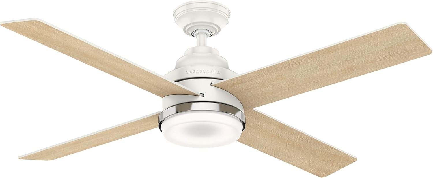 Discount 90% Hunter Fan Company 59413 Casablanca 54 Daphne LED Light Kit and Wall Control Ceiling Fan, Fresh White Finish