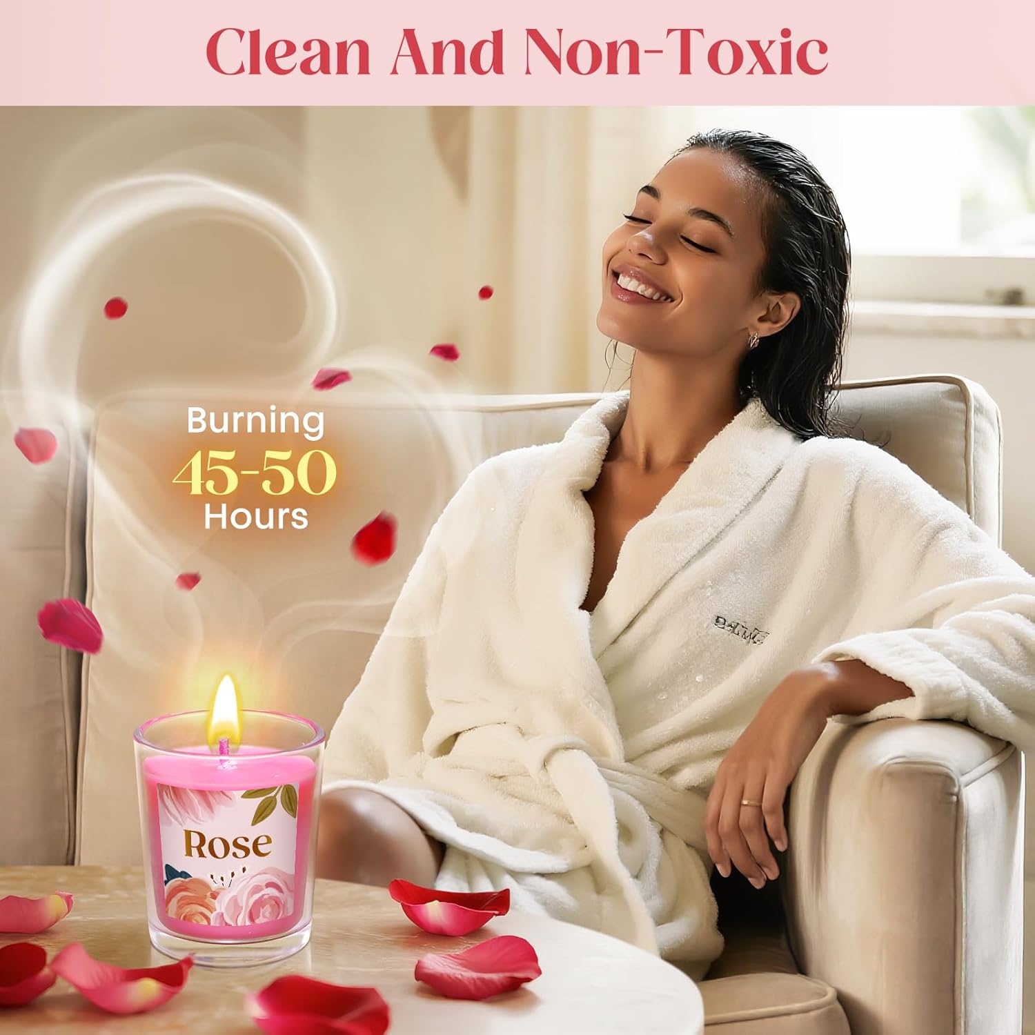 Valentines Day Gifts for Her, Women, Wife, Mom, Teen Girls - Gua Sha & Jade Roller Facial Tools Gifts Set, Self Care Spa & Bath Gift Baskets for Women, Christmas, White Elephant, Birthday Gift - Image 6