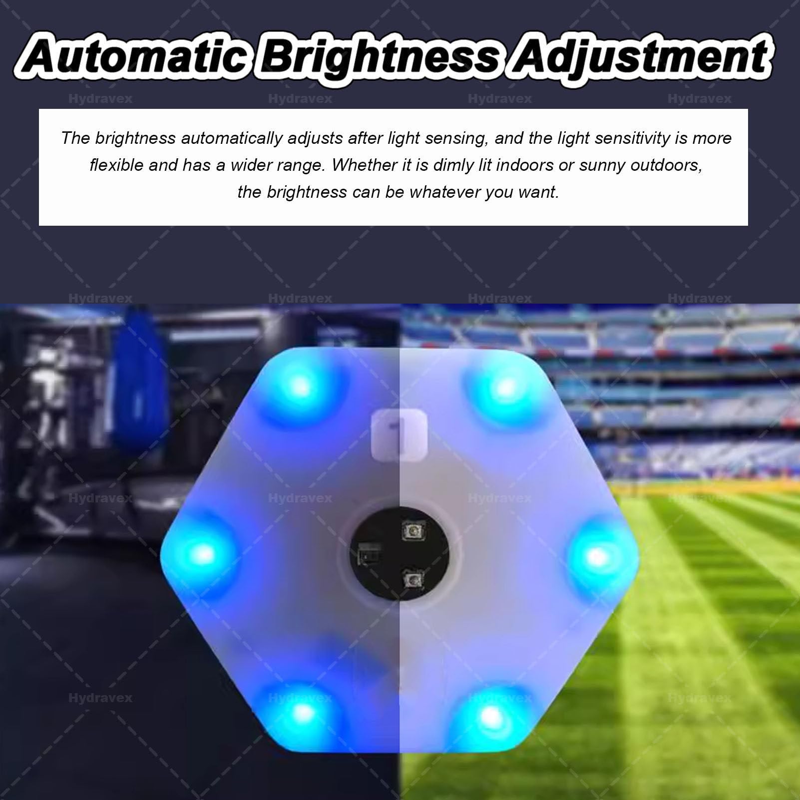 Set di 6 luci per allenamento di reazione con app, velocità e agilità, per atleti, allenatori, allenatori