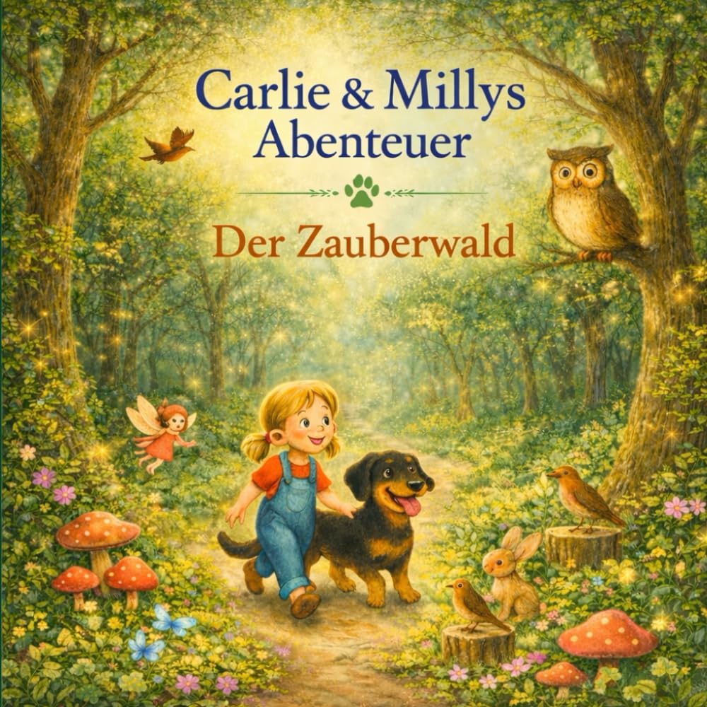 Carlie und Millys Abenteuer – Der Zauberwald: Ein liebevolles Bilderbuch über Freundschaft, Mut und Geborgenheit