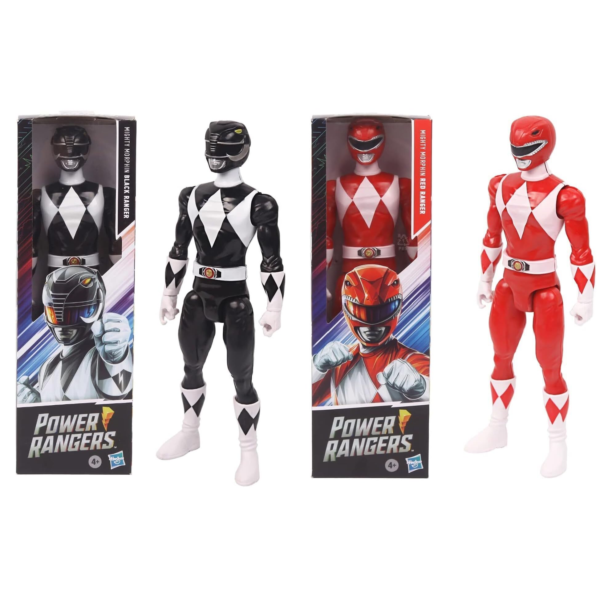 Amazon.com: Mighty Morphin Ranger 12-Inch Action Figure Toy (2set) : Toys \u0026  Games