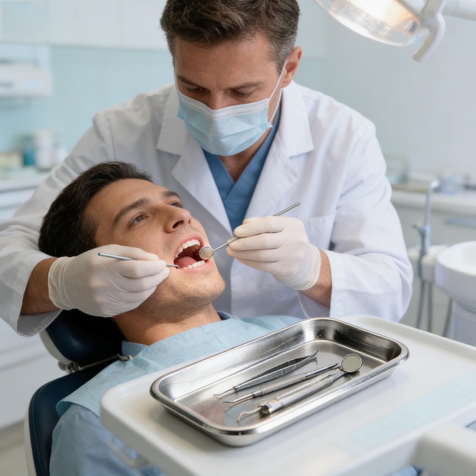 10 vassoi rettangolari in acciaio inox, 22,5 x 11,7 x 2 cm, piccoli vassoi da laboratorio in acciaio inox, piatti da portata per laboratorio dentale e ospedali