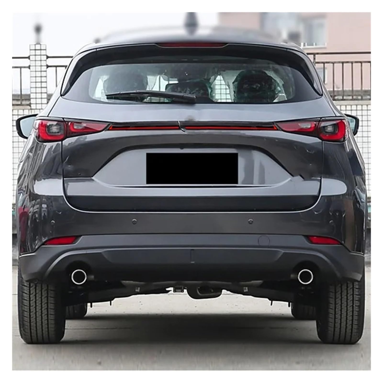 Conjunto piloto trasero coche Para CX-5 2022-2025, Luz Trasera Para Parachoques Y Maletero De Coche, Funciones 3 En 1, Lámpara Freno Funcionamiento, Accesorios Señal Giro Dinámica