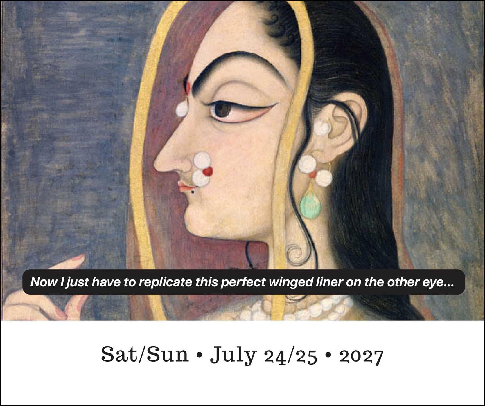 Punk History 2027 Day-to-Day Calendar: Classical Art, Modern Attitude