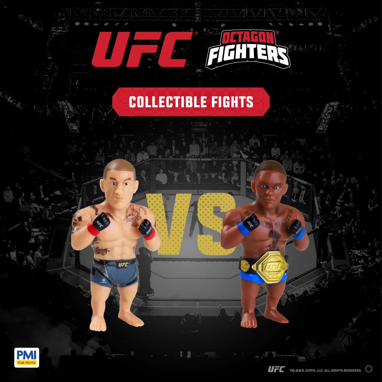 Amazon.com: P.M.I. UFC 2.5-Inch Collectible Figures 8-Pack Deluxe