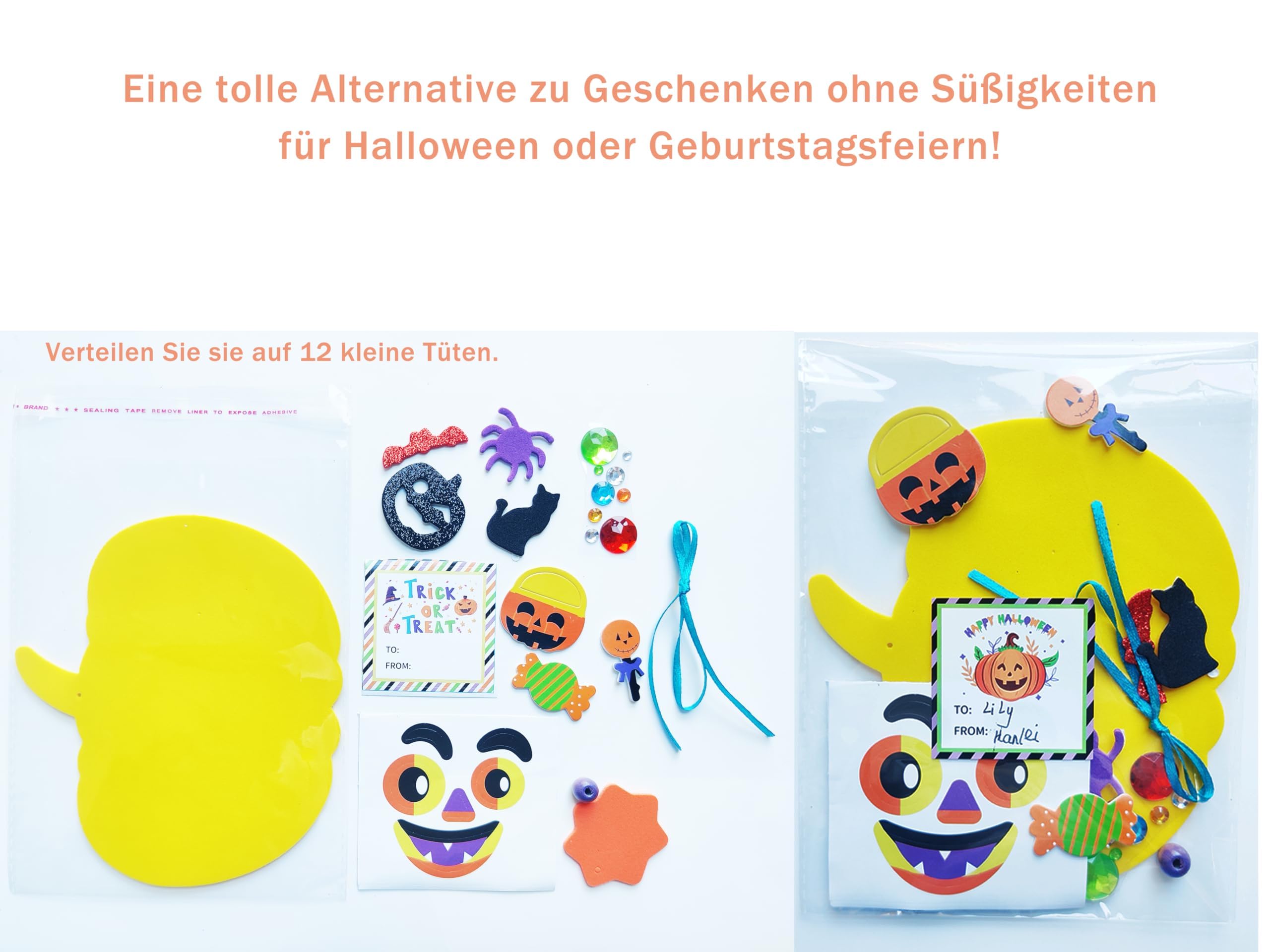 Outus 30 Stück Kürbisse Aus Schaumstoff - Leere Bastel-Kürbisse Für Halloween-Deko & Kinderhandwerk