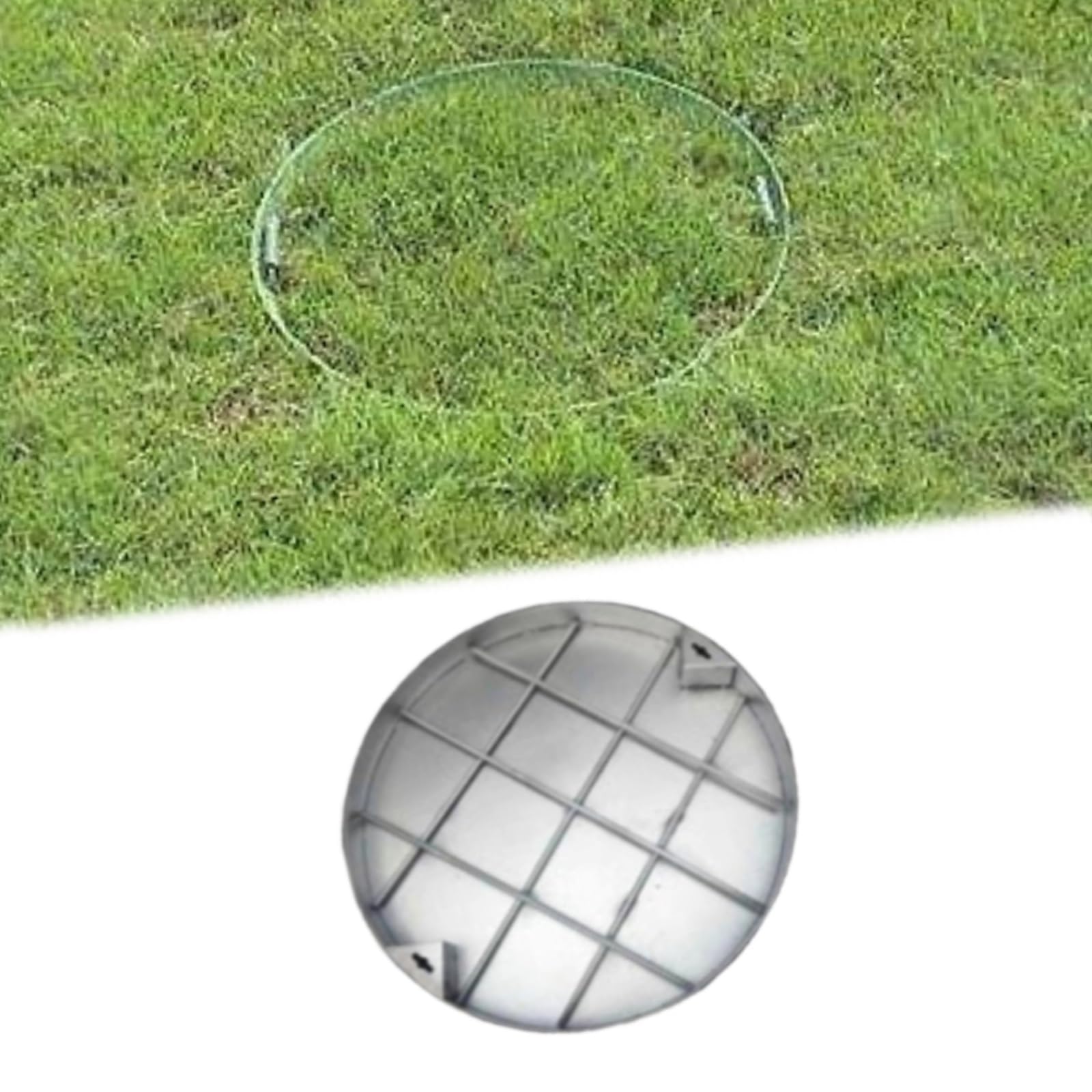 Tapa de depósito de aguas residuales de 61 cm en acero inoxidable 304 para tanque séptico