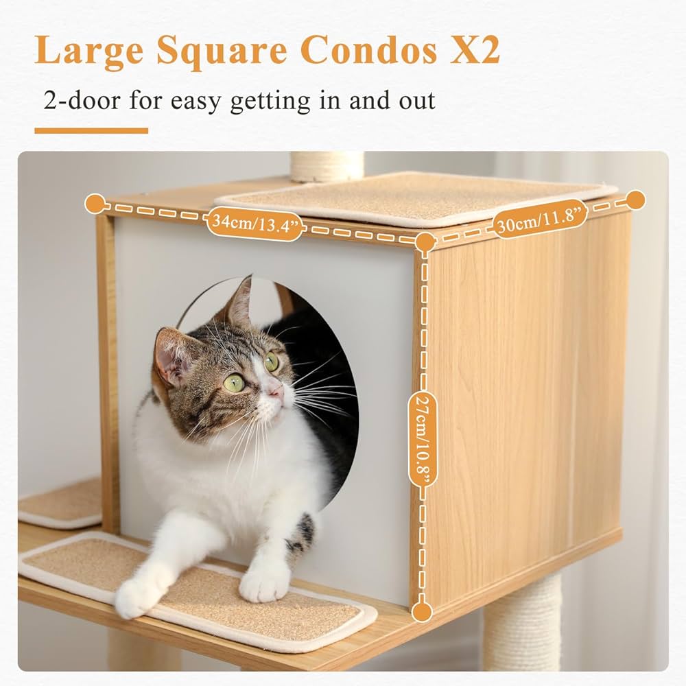 置物 maocat Amazon.com : PAWZ Road Large Cat Tree, 51 Inches Wooden Cat