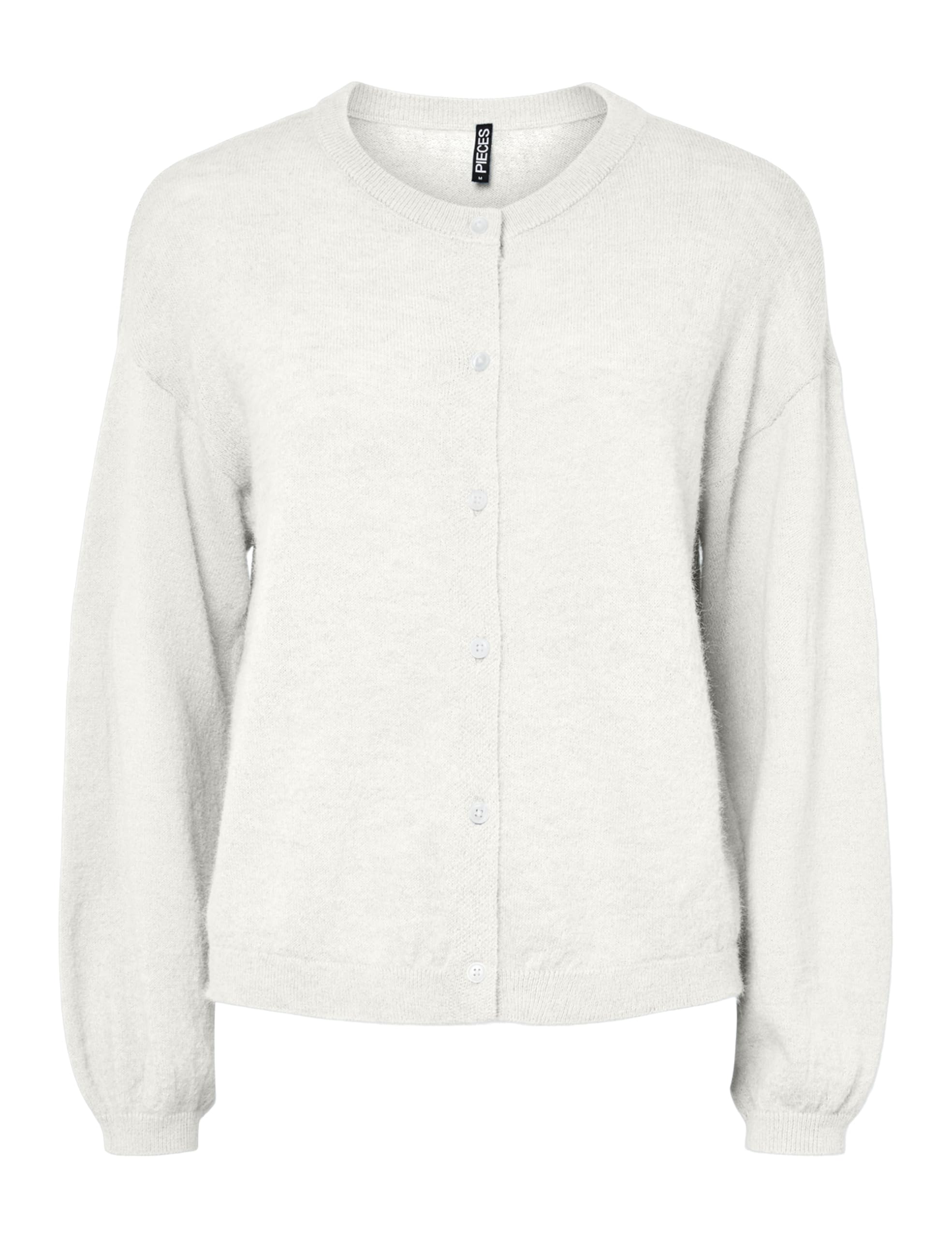 PIECES Damen Pcnaomi Ls O-Neck Knit Cardigan Noos Bc Pcnaomi Ls O-Neck Knit Cardigan Noos Bc (1er Pack)