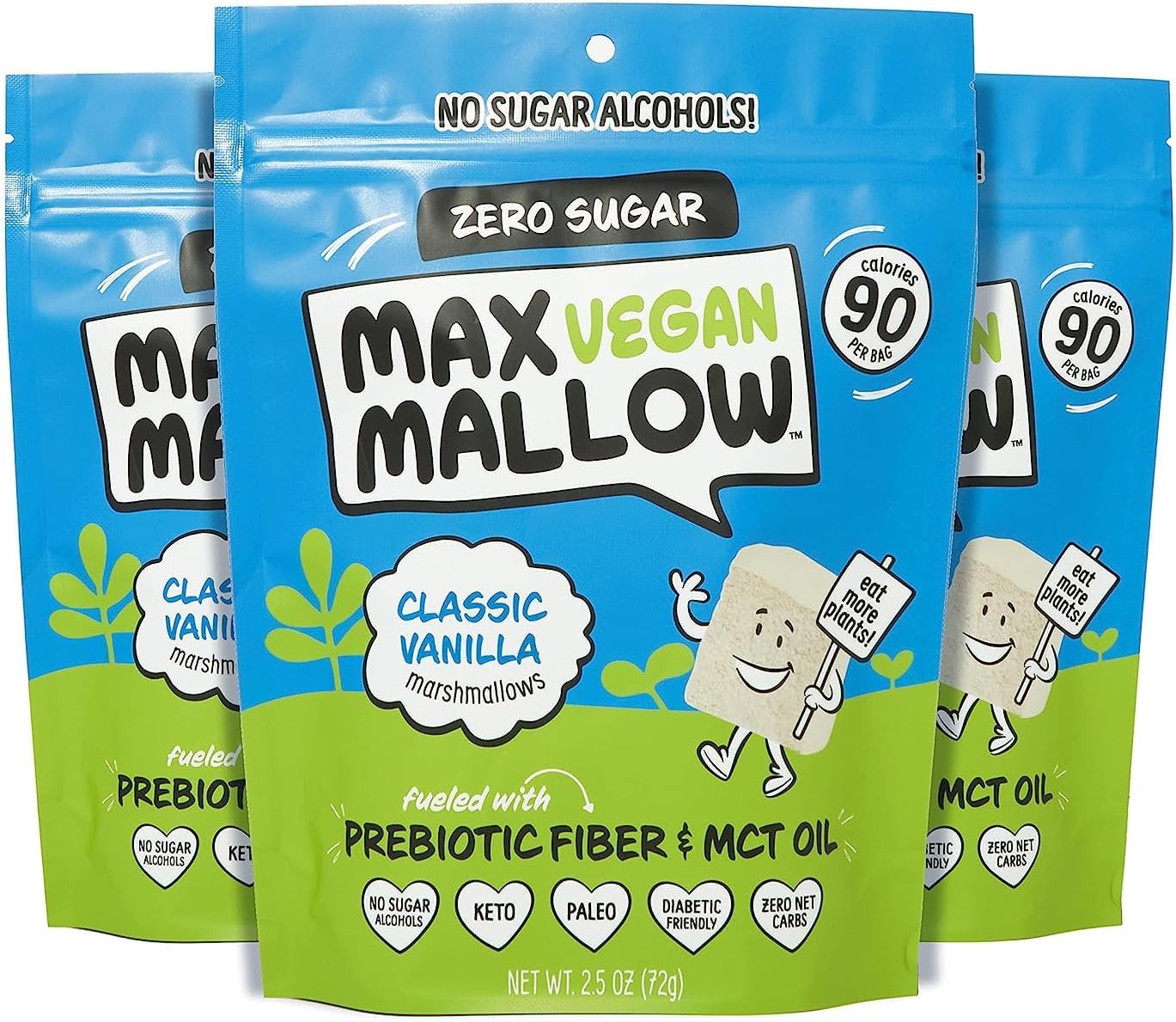 Amazon.com : ChocZero Sugar Free Marshmallows, Keto Marshmallow, Gluten ...