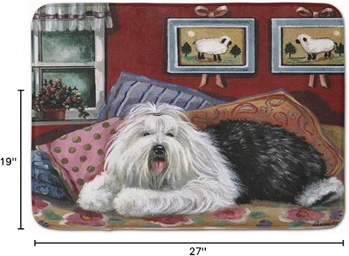 Miniatura 3 de Caroline's Treasures PPP3266RUG - Tapete de espuma viscoelástica lavable a máquina, tapete de baño antideslizante, duradero, grueso, lavable a