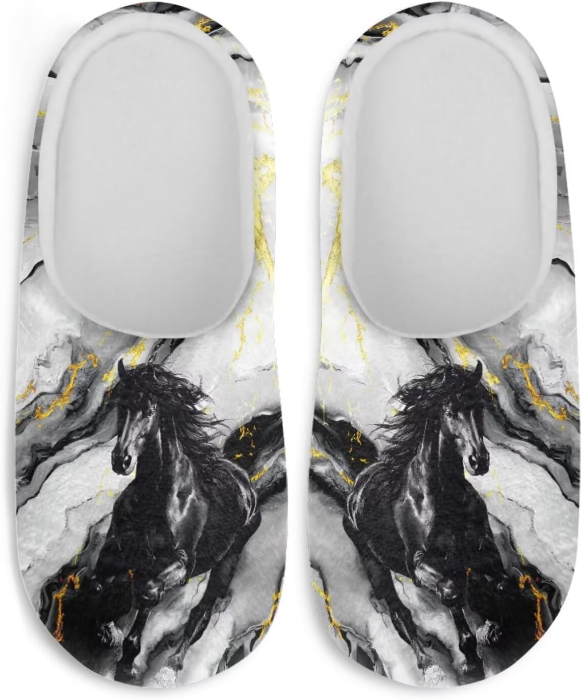 UNICEU 3 Pairs Spa Slippers Lightweight Soft Closed Toe House Slippers Reusable Unisex Shoes for Indoor Bathroom