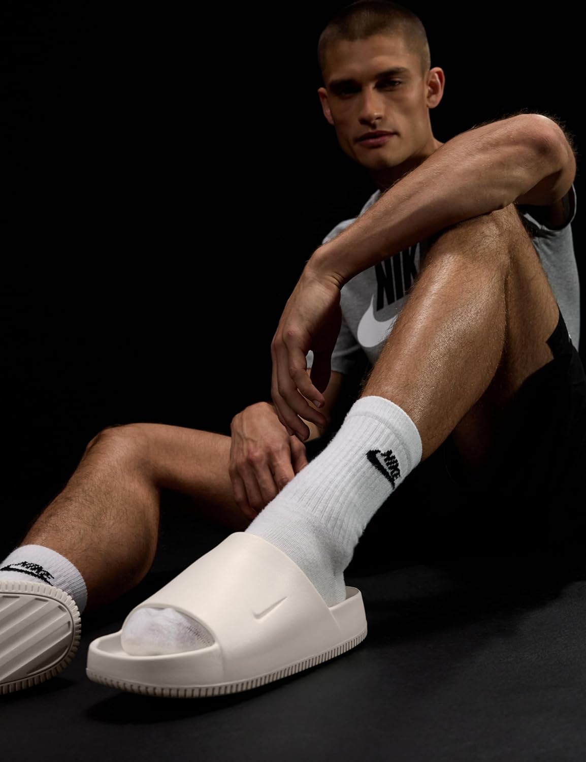 nike socks with slides