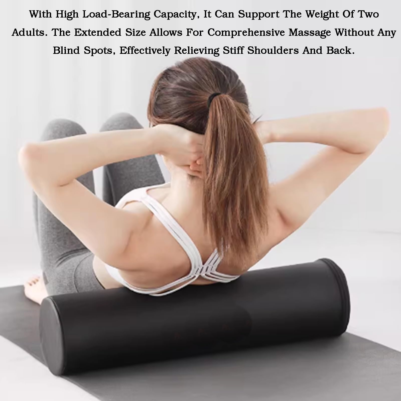 Rullo In Schiuma, Rilascio Auto-miofasciale For Tutto Il Corpo, Rullo In Schiuma For Massaggiatore Dei Tessuti Profondi, For Massaggio Dei Tessuti Profondi, Terapia Fisica(45x15cm)