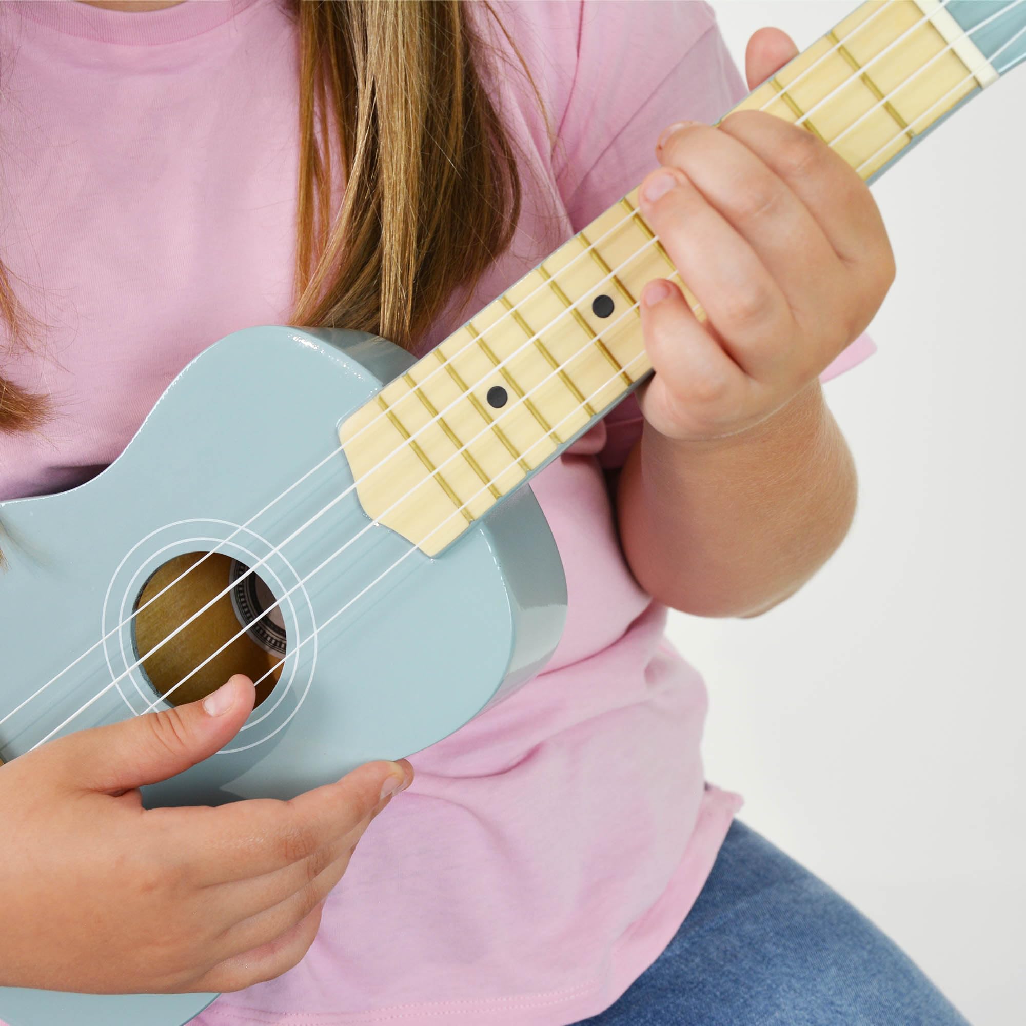 3rd Avenue Sopran-Ukulele Für Anfänger, 21 Zoll, 4 Nylonsaiten Mit Kostenloser Uke-Tasche – Pastellblau – 1 Monat Kostenloser Online-Unterricht
