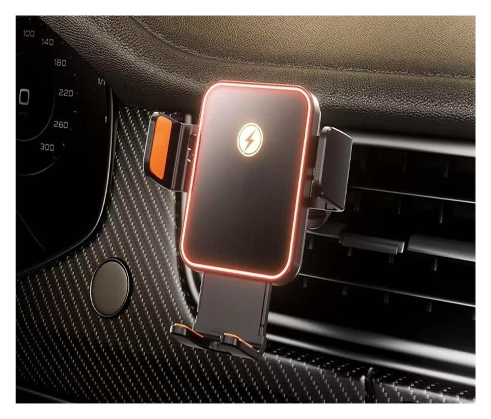 Per IPhone 12 13 14 15 Supporto Magnetico Telefono Auto Caricabatterie Rapido Wireless 15 W Induzione A Infrarossi Staffa Bocchetta Dell'aria Supporto Telefono Auto