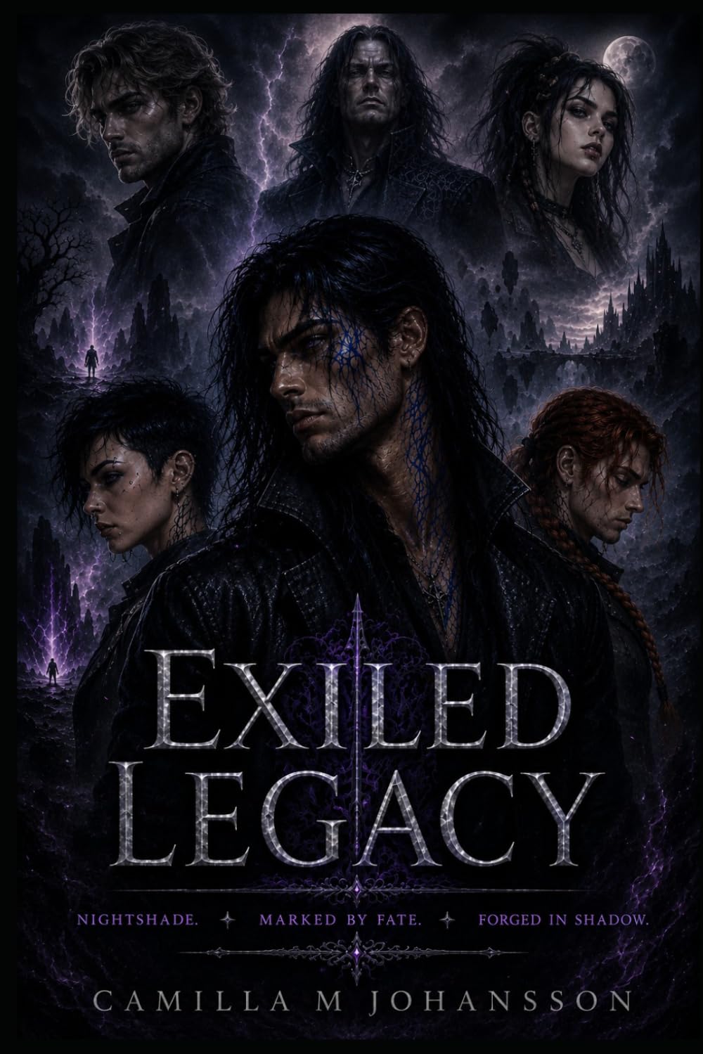 Exiled Legacy: Nightshade. Marked by Fate. Forged in Shadow.