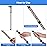 supregear Folding Cane, 5-Level Adjustable Height Walking Stick Lightweight Collapsible Portable Travel Cane with Wrist Strap and T Handle for Elderly Disabled Men Women, White Dense Blossoms