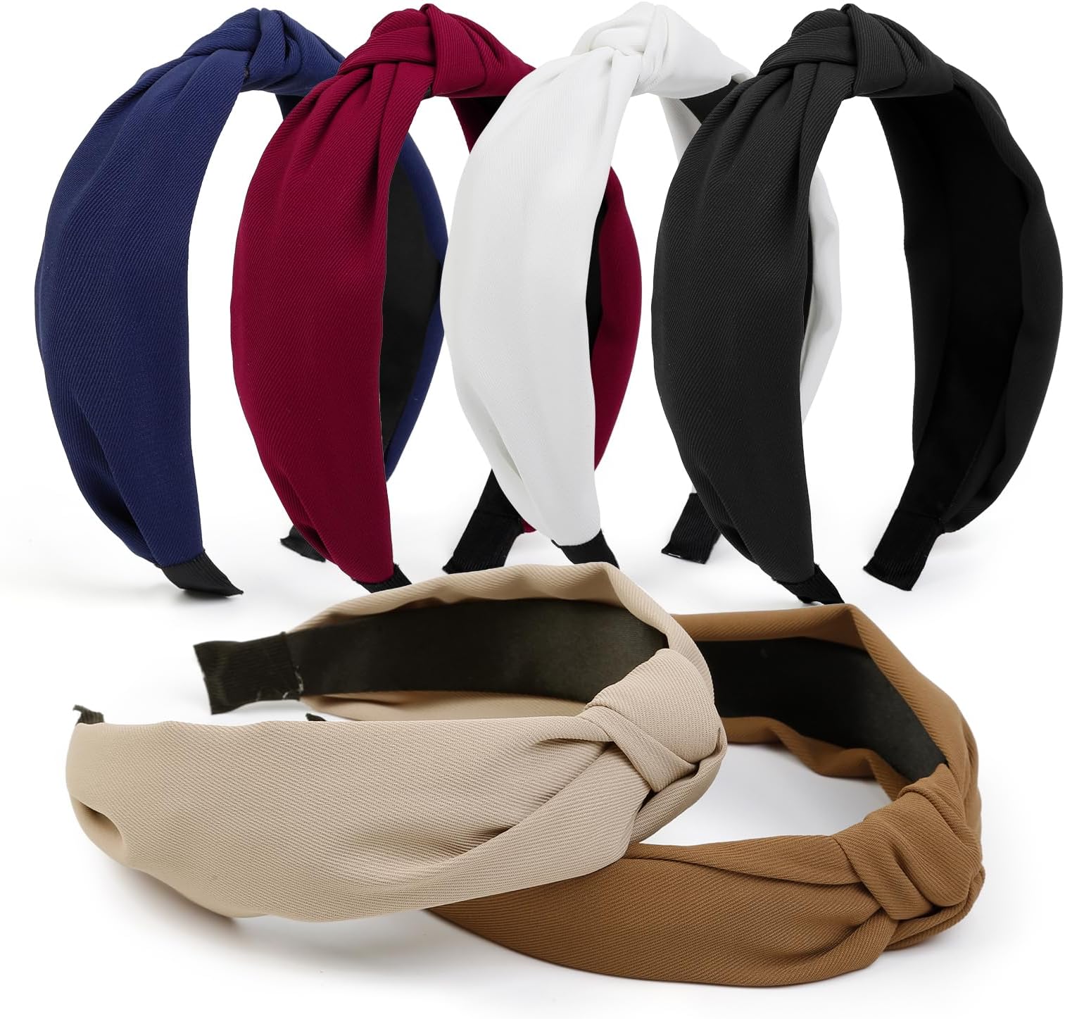 WOVOWOVO Knotted Headbands for Women Girls Top Knot