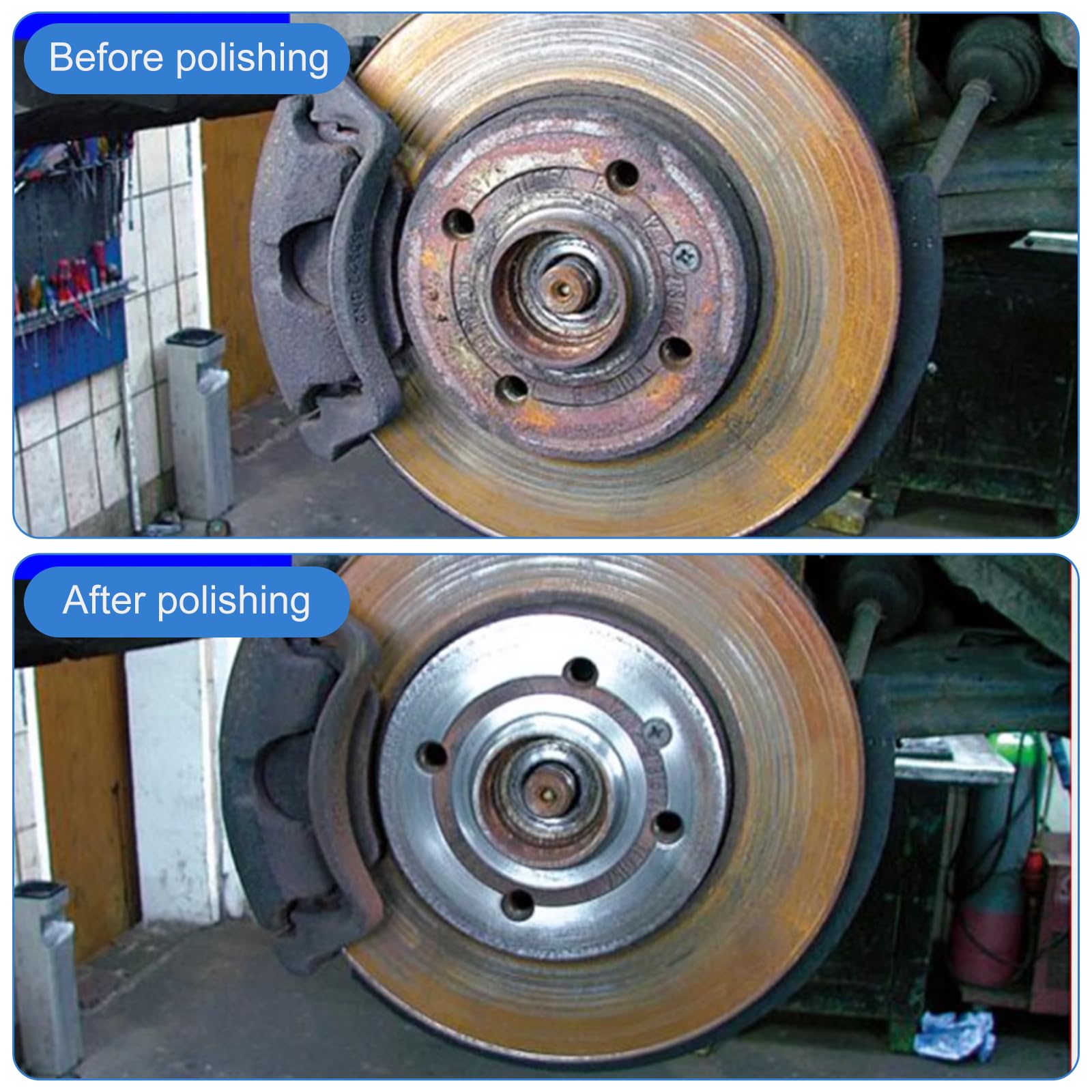 Amoladora de cubo de rueda para coche, diámetro de 90 mm - 150 mm, bujes de rueda de 1/2", lijadora de cabeza esférica de aluminio, accesorio de lijado multiherramienta para el cuidado de llantas