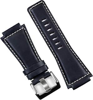 B & R Bands Bell & Ross Navy Horween Chromexcel Replacement Leather Watch Band Strap BR01 BR03