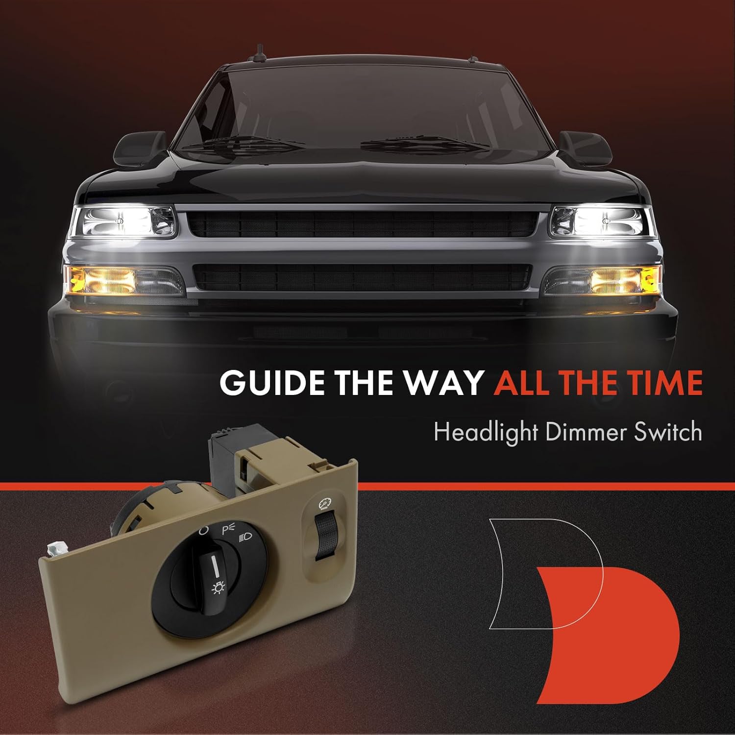 A-Premium Headlight Switch Instrument Panel Headlamp Dimmer Switch Compatible with Ford F-150 F150 2005-2008 & Lincoln Mark LT 2006-2008