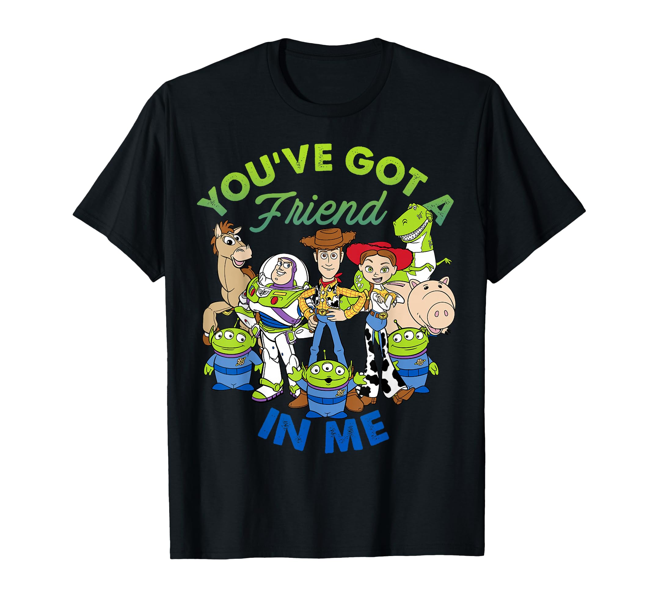 Pixar Toy Story Cartoon Group Shot Graphic T-Shirt T-Shirt