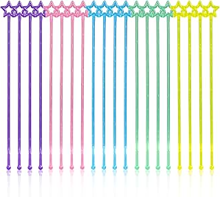 20pcs Mini Star Pointers, Plastic Star Plastic Pointer Stick Mini Hand Reading Pointers Beautiful Finger Pointer Stick for Teacher Pointers Primary Kindergarten Teaching Reading(5 Colors)