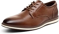 MERIDOS Men's Casual Oxford Dress Shoes - Comfortable Business Formal Lace-Up Sneakers with Rubber Sole