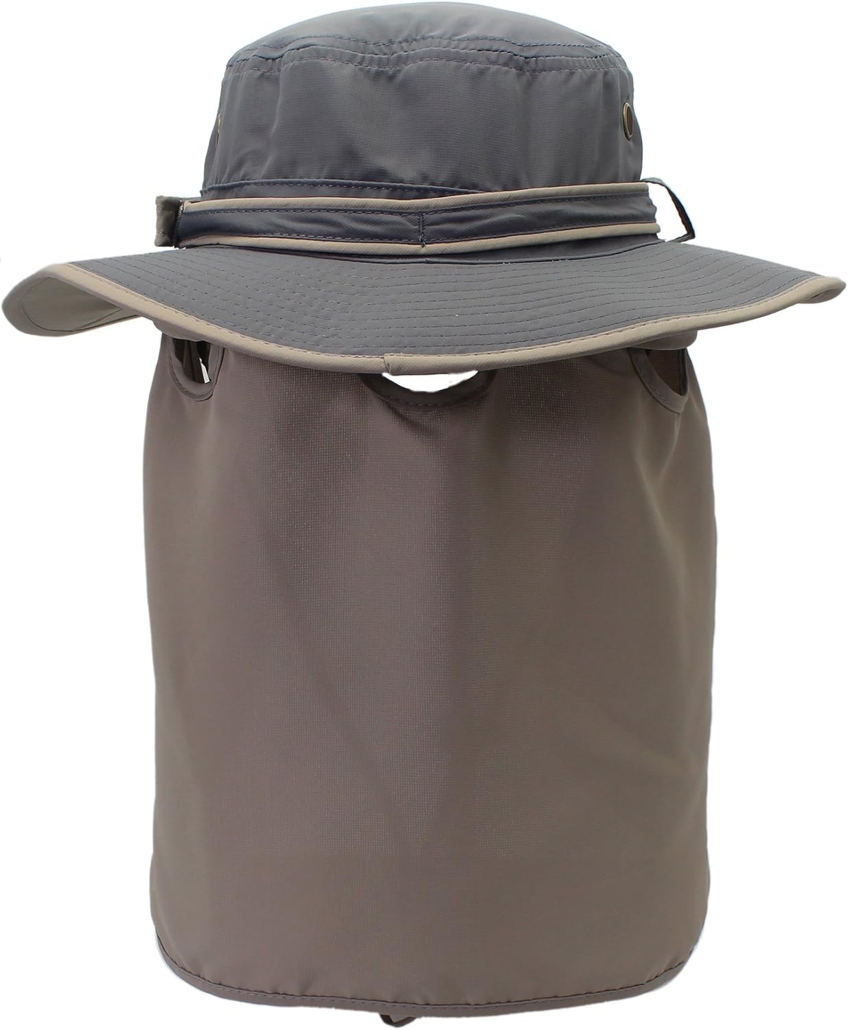 Home Prefer UPF50 Mens Sun Hat with Neck Flap Quick Dry UV Protection Cap Womens Wide Brim Fishing Hat Neck Flap Beach Garden - Image 7