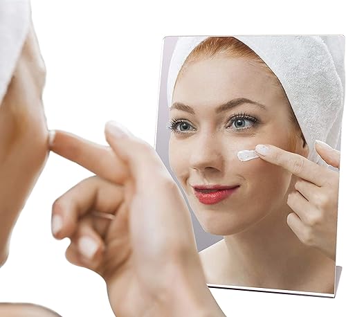 Miniatura 3 de Marketing Holders Paquete de 4 espejos acrílicos independientes de 8.5 x 11 pulgadas, soporte de Lucite portátil reflectante en ángulo para