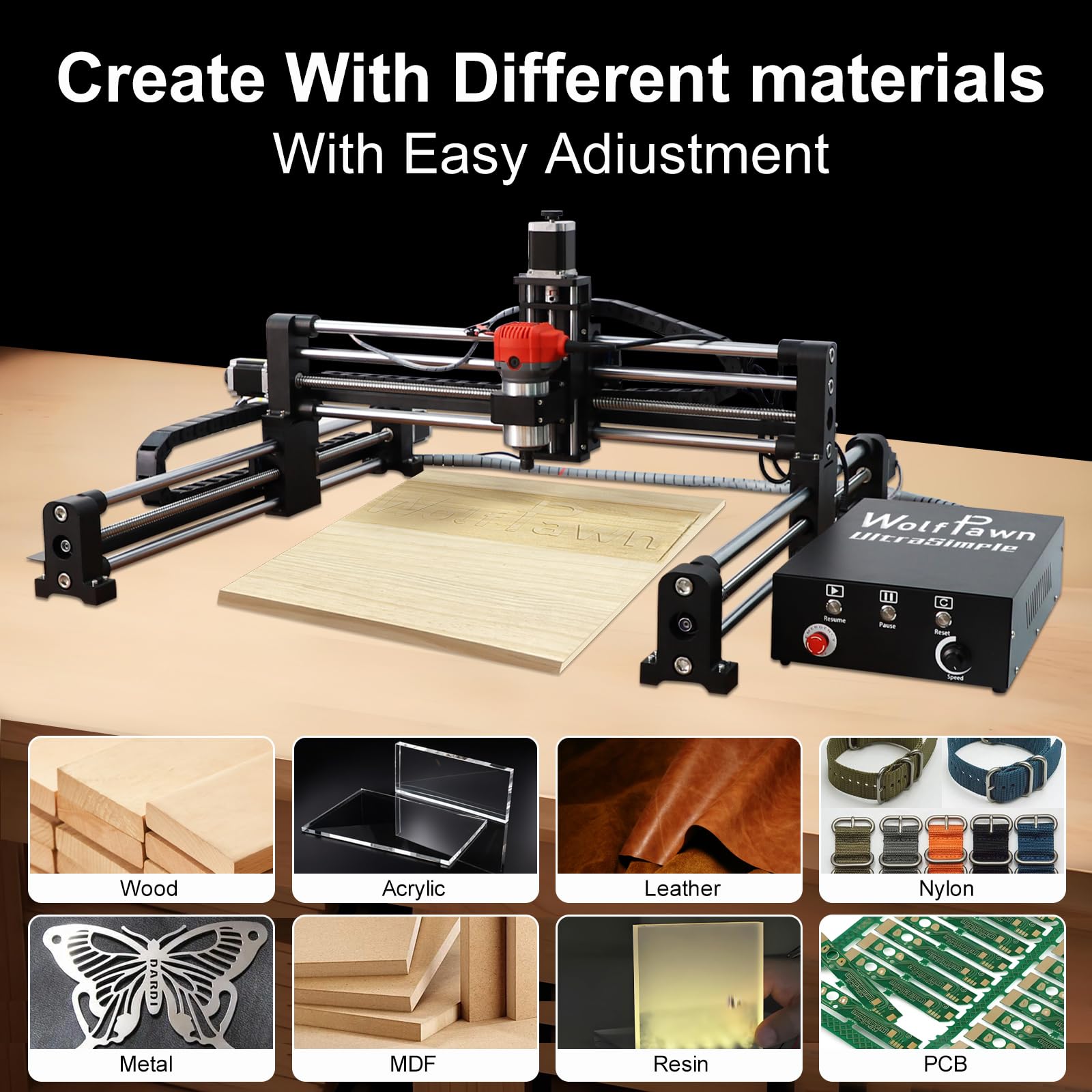 CNC Router Machine - Wood & Aluminum Engraving -5