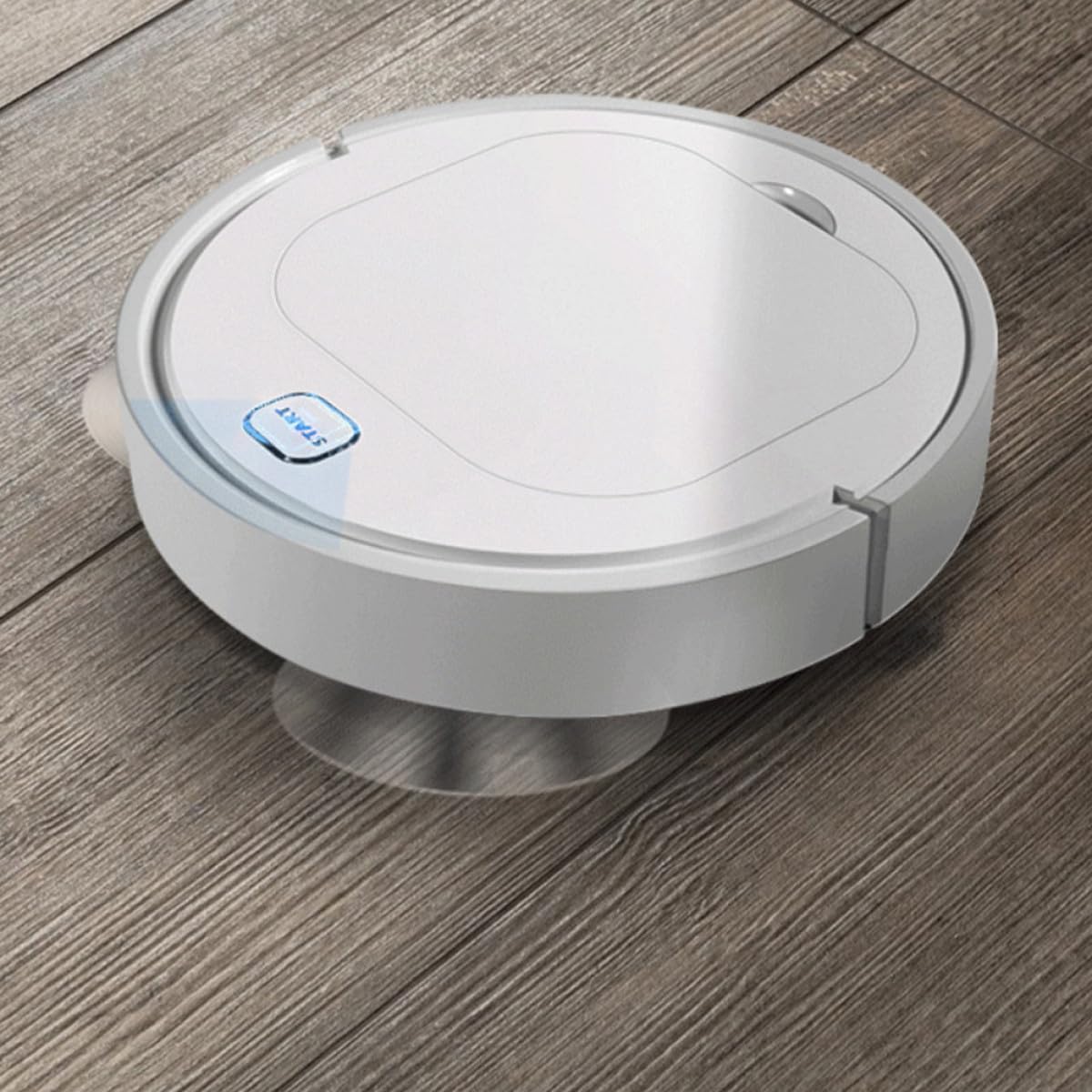 CLISPEED Robot Aspirapolvere Intelligente per Pulizia Pavimenti, Ricaricabile 3.7v 1200mah, Capacità 150ml, Materiale Plastico, per Pulizia di Letti e Mobili Basso Rumore
