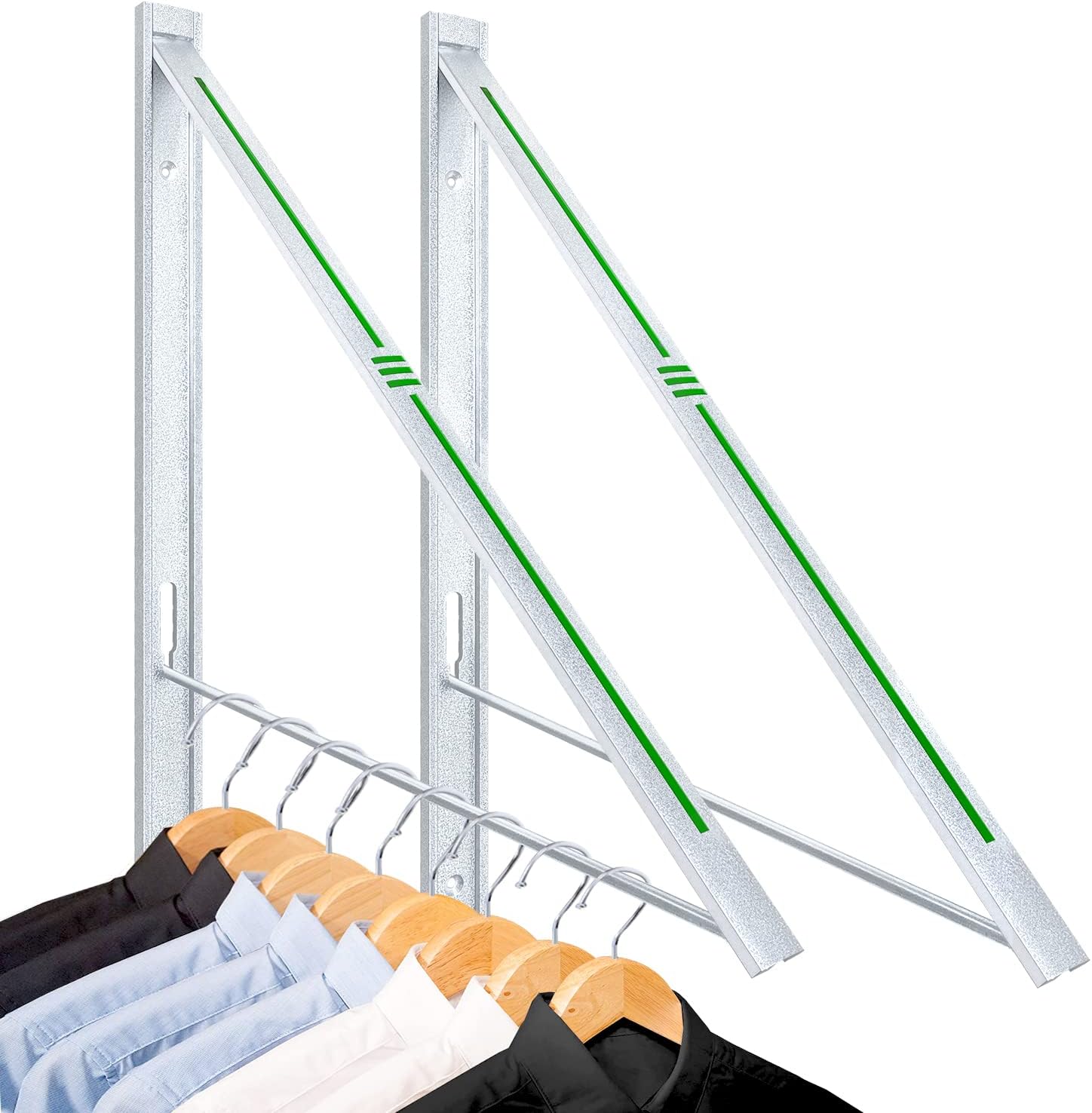Drying Rack Wall Mounted Clothes Drying Rack Folding Indoor Organization Storage