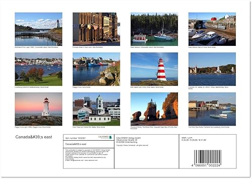 Miniatura 3 de Canada's East (Calendario mensual de pared 2023 de 11.7 x 16.5 pulgadas (abierto), calendario mensual Calvendo 2023