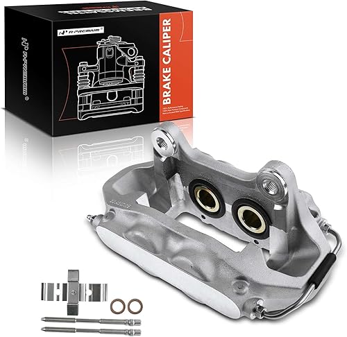A-Premium Conjunto de pinza de freno de disco compatible con modelos seleccionados de Chevy - Cobalto 2008-2010 2.0L 2.2L 2008 2.4L, HHR 2008-2010
