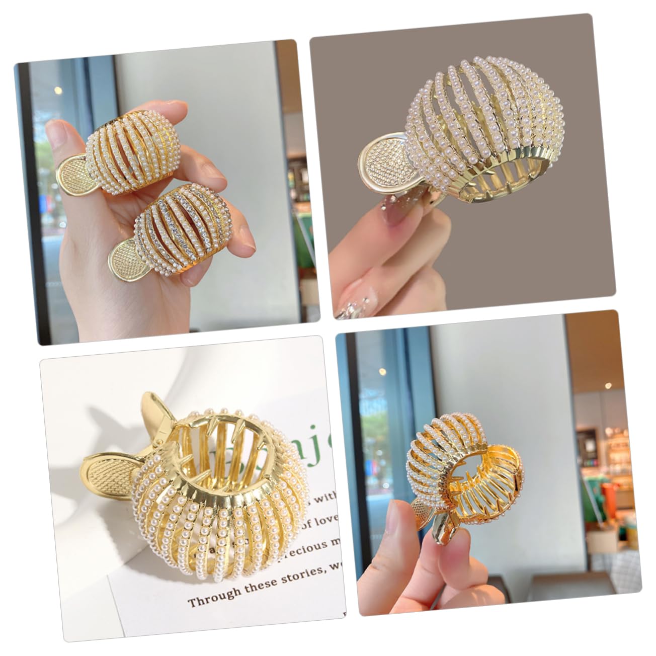 Didiseaon 5pezzi Fermaglio Per Decorativo Clip Per Ponytail Accessorio Per Cerimonie e Speciali Per Matrimonio e