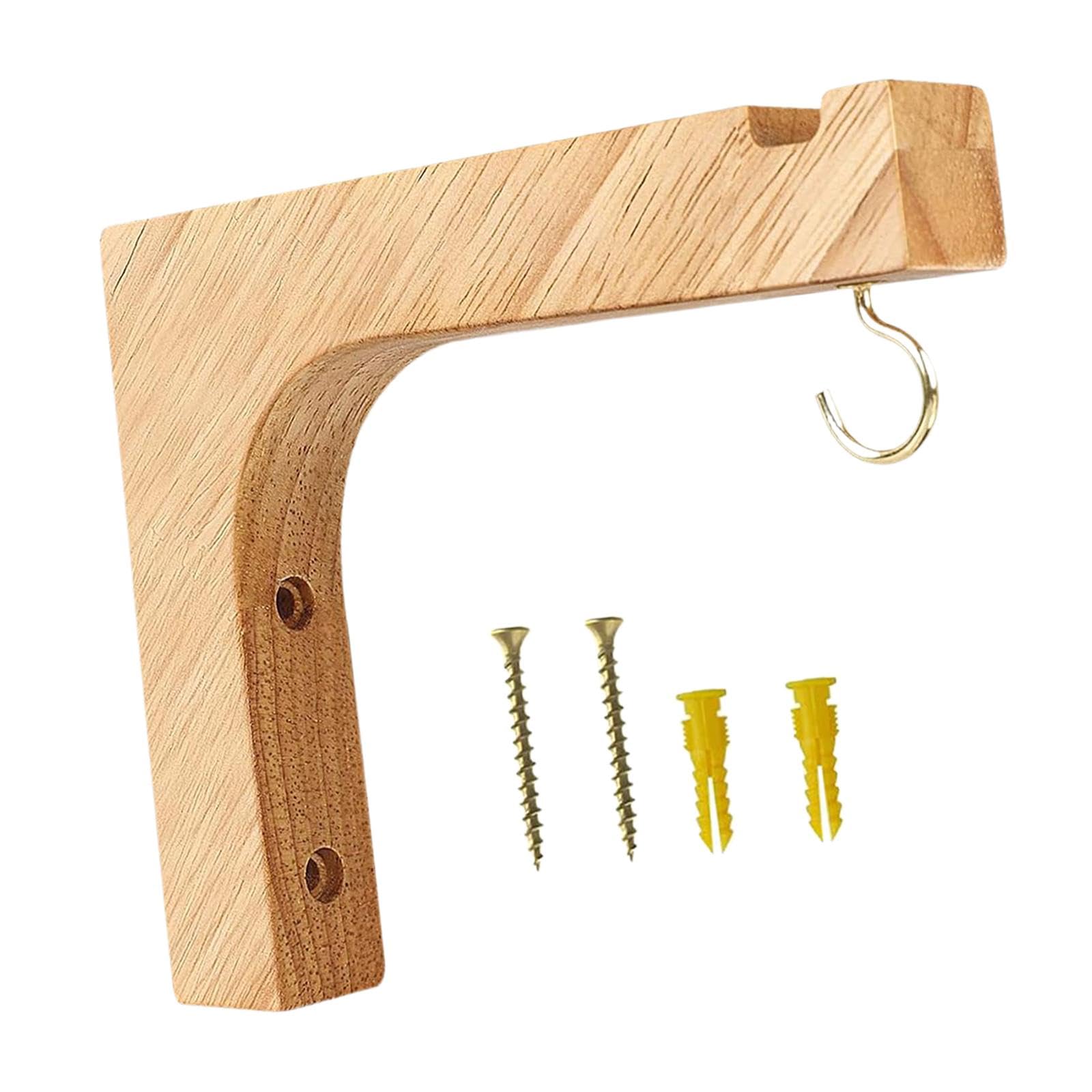 Neaxgeandx Wood Color Plant Hooks For Wall Versatile Plant Hanger For Outdoor Bird Feeders Planter