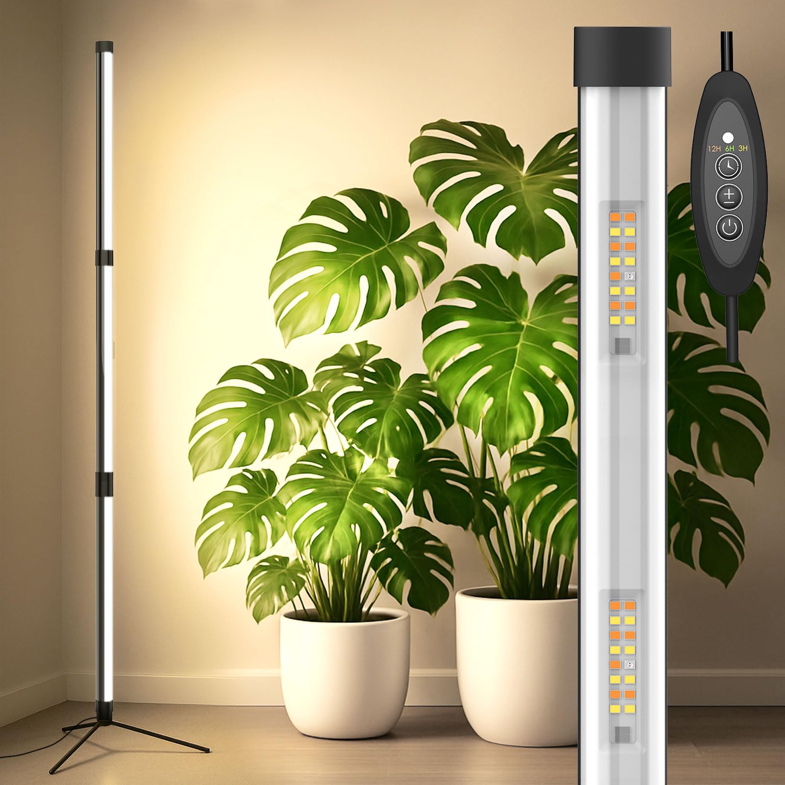 Amazon.com : SANSI T10 Standing Grow Lights for Indoor Plants, 55W