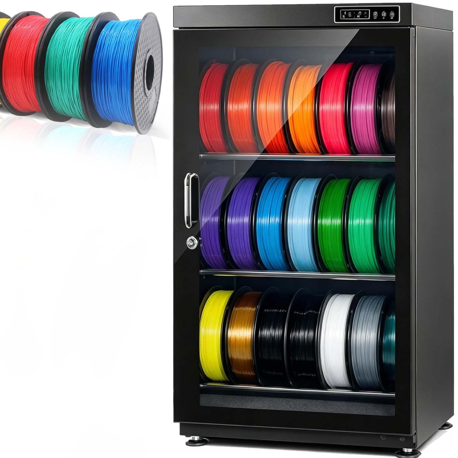 Armario Secador para Consumibles 3D, Deshumidificador Smart 15%-60%