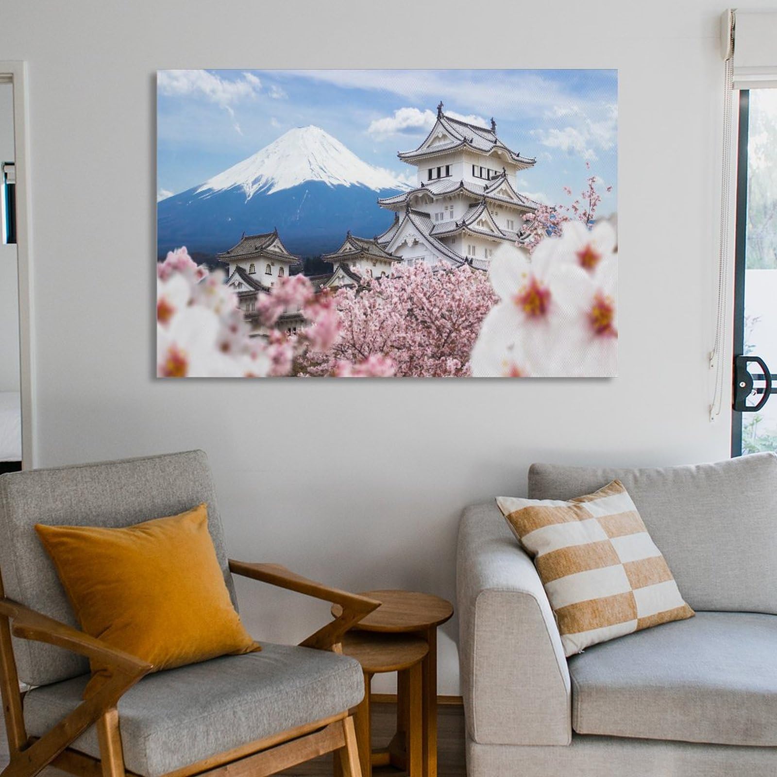 Amazon.com: Japanese Posters Himeji Castle Cherry Blossom And