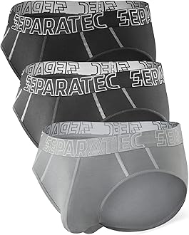 Sponsored Ad – Men's Underwear Briefs Bamboo Rayon Breathable Tagless Underpants Dual Pouch Stylish Multicolours 3 Pack