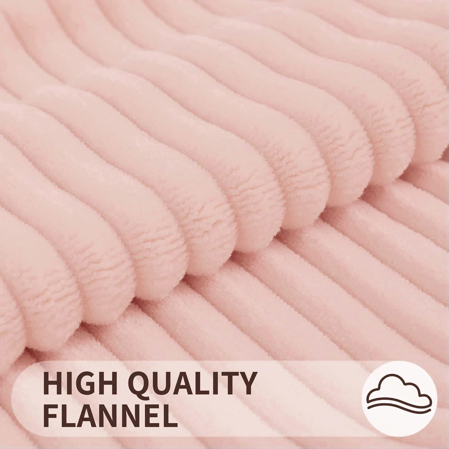 Simmore Decorative Spring Valentine’s Day Throw Pillow Covers 18x18 Set of 2, Soft Plush Flannel Double-Sided Fluffy Couch Pillow Covers for Sofa Living Room, Pink - Image 3