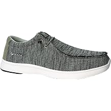 Pyramid Mens Path Lite Hey Bro Slip-On Knit Bowling Shoes - Lightweight Seamless Design, Athletic Fit, Breathable Knit Upper, Universal Slide Soles